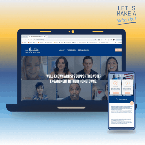 Non profit Voter education website