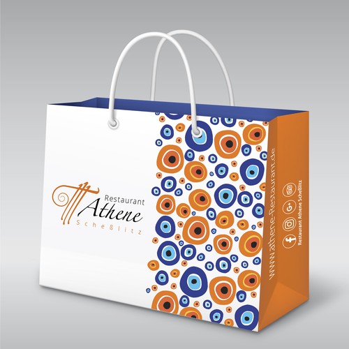 shopping bag for restaurant