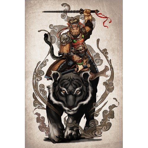 Poster design: "Black Tiger Zhang"