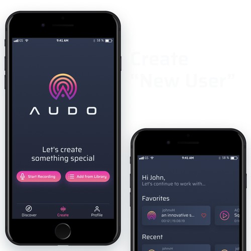 Social audio app