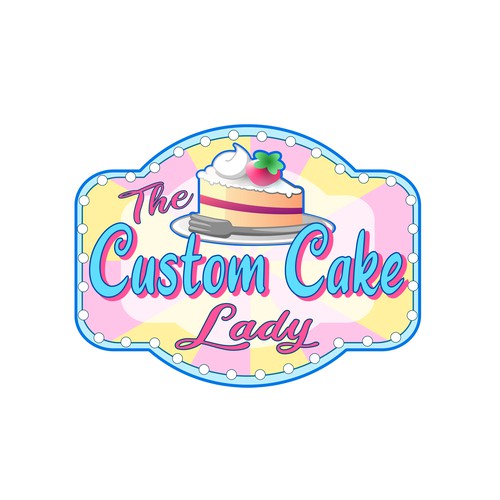 custom cake lady logo winner