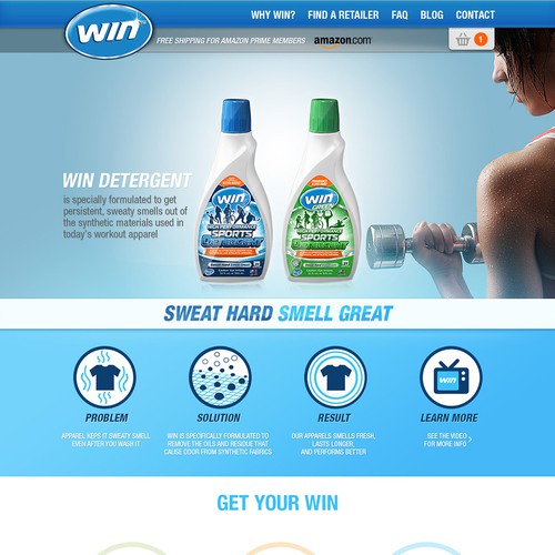 *Guaranteed* Clean Landing Pg. for WIN Detergent ($300 followup for Mobile)