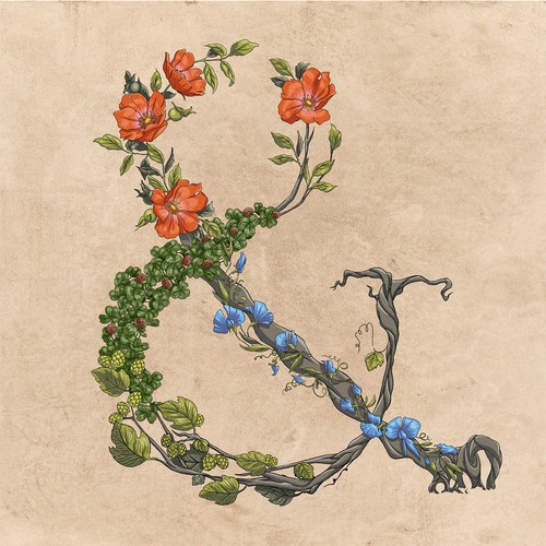 Floral Ampersand