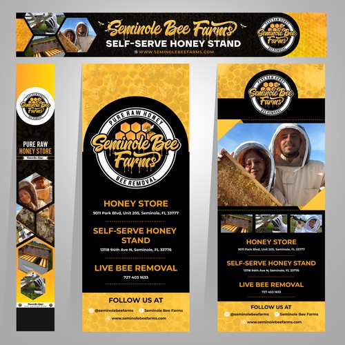 Banners for Honey Farm Store 