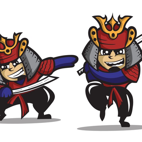 Samurai mascot