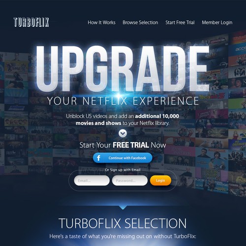 turboflix dark design