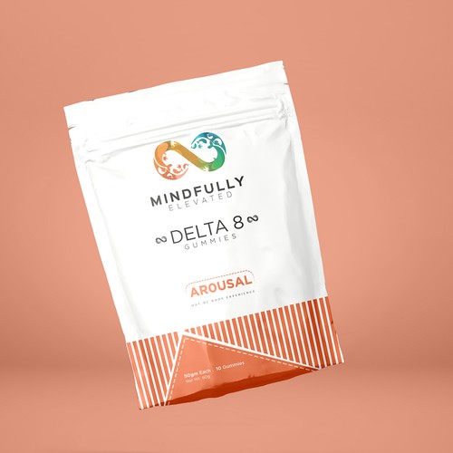 Orange theme based packaging work.