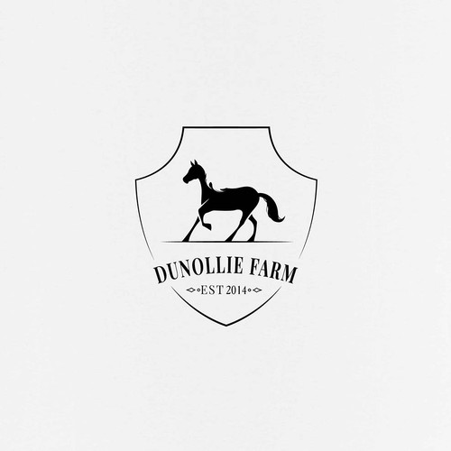 Logo for horse farm