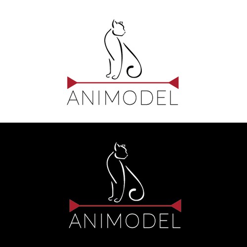 Logo Design for Animal Modeling Agency 
