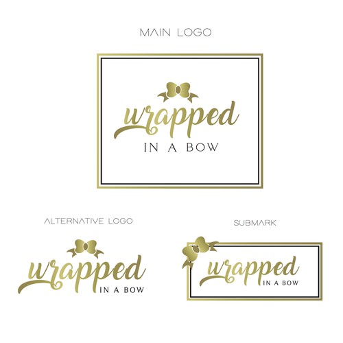 Logo Design for "Wrapped in a Bow"