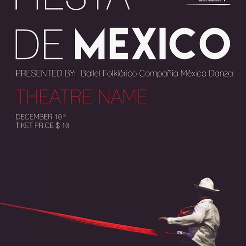 poster for ballet folklorico compania mexico danza