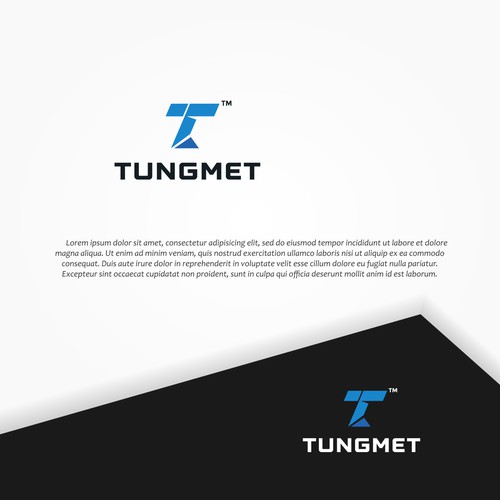 TUNGMET LOGO - MODERN SIMPLISTIC SIMPLE