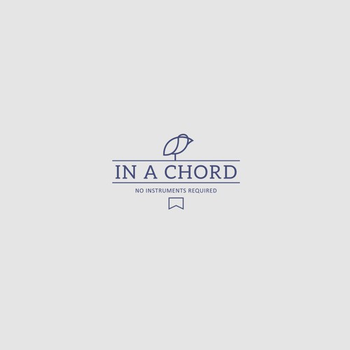 Bold, luxurious logo for In A Chord 