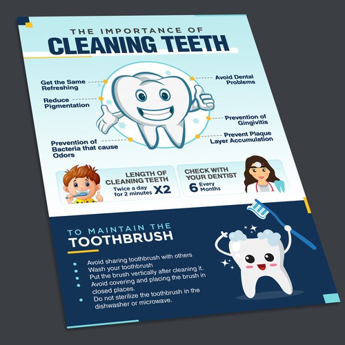 Infographic for the Importance of Cleaning Teeth