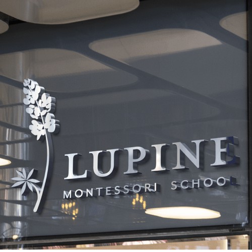Logo Design for Lupine Montessori School 