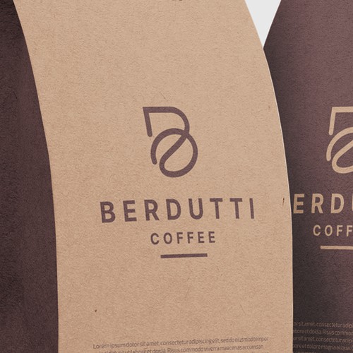Lineart Logo concept for Berdutti Coffe