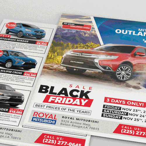 Automotive Black Friday Flyer