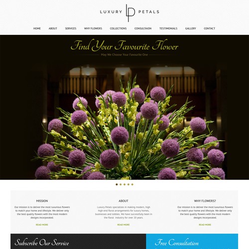 LUXURY FLOWER DELIVERY BRAND