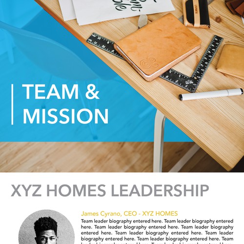 XYZ Custom Homes Brochure