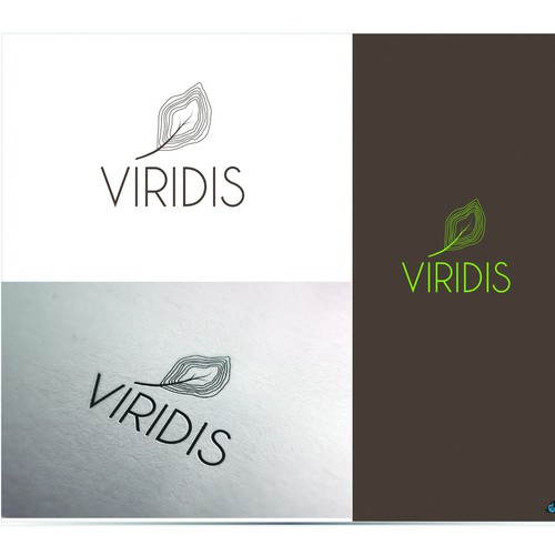 Create a ruggedly refined logo for Virids landscape architecture