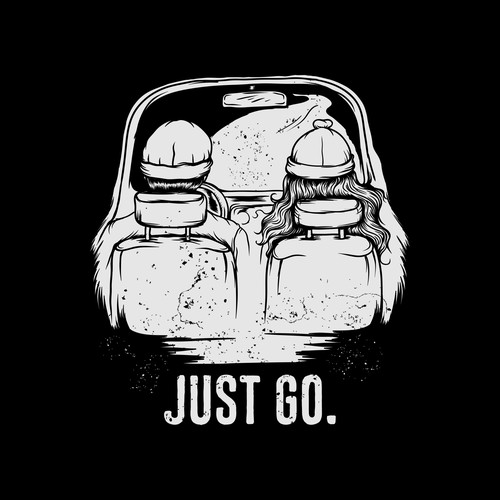 JUST GO. T-shirt for wanderlust