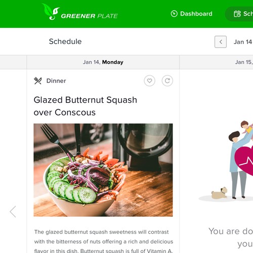 Greenplate Diet Dashboard