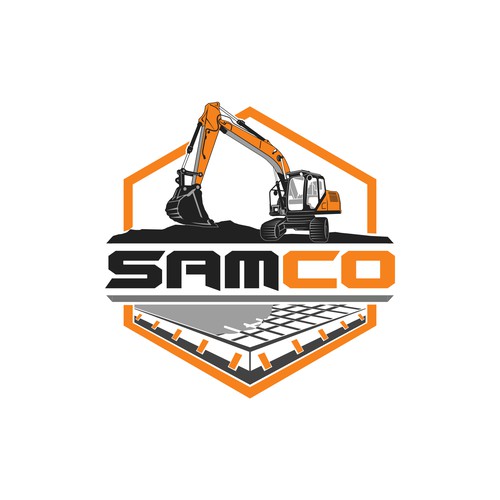 Logo that to grab attention for potential construction clients