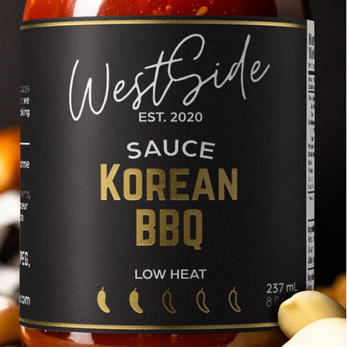 Label update for an Artisan Sauce brand