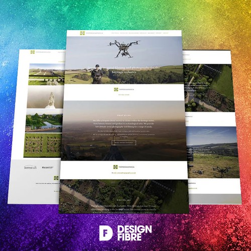 Squarespace Website for Topographica Drone Business