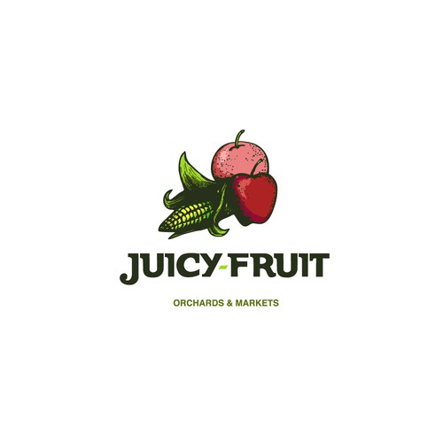 A Logo design for "Juicy-Fruit"