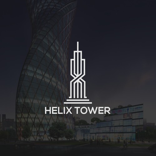 Helix tower logo design