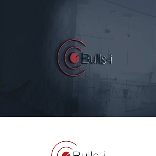 simple design logo for Bulls-i