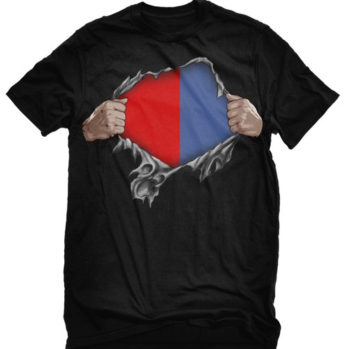 rip shirt to be a hero
