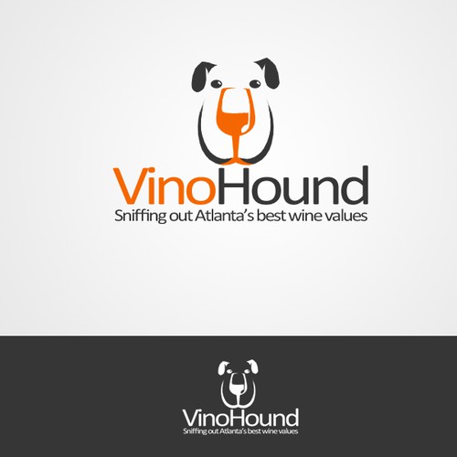 Vino Hound logo design