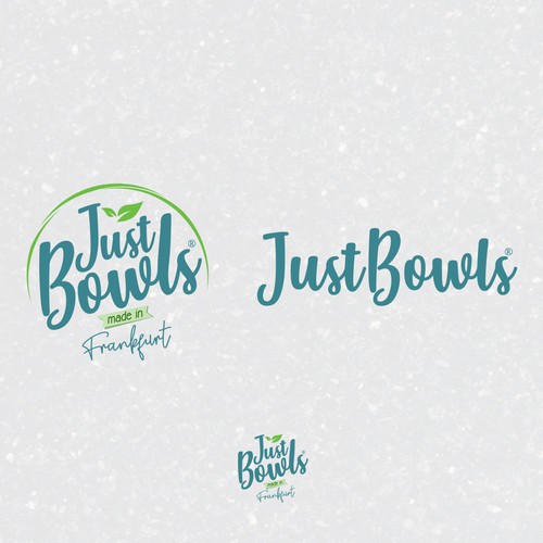 Classy logo concept for "JustBowls"