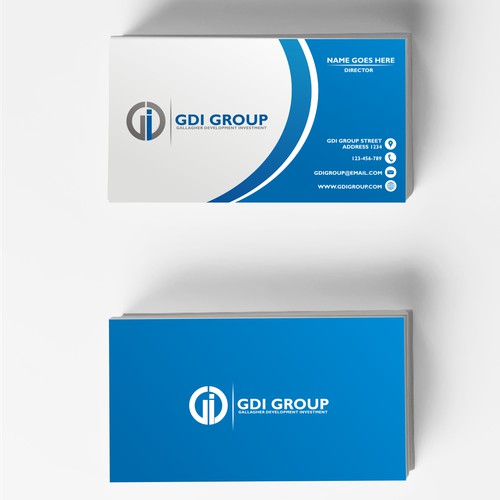 Logo Design and Business card for GDI Group