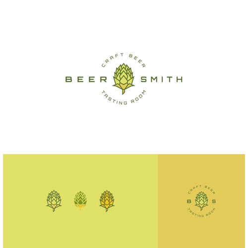 Edgy logo for beer house