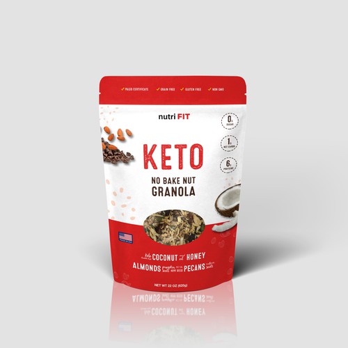 Granola Pouch Packaging Design