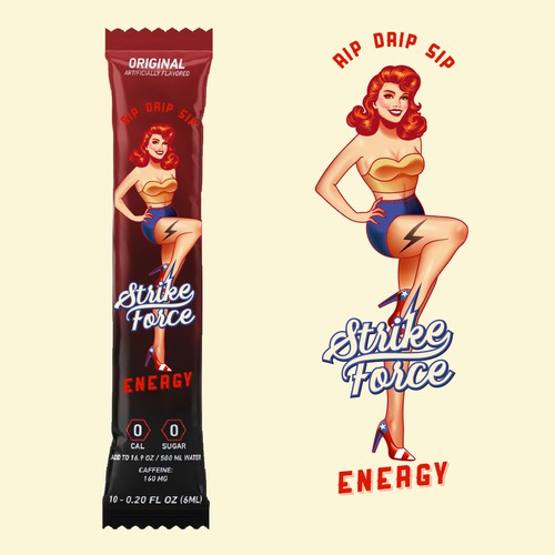  Vintage Pinup Girl Logo