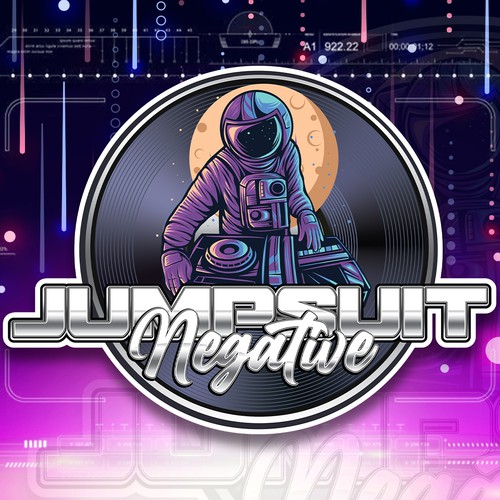 Jumpsuit Negative DJ Logo