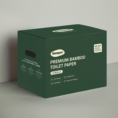 Premium Eco Packaging Redesign for Bamper – Bamboo Paper Brand