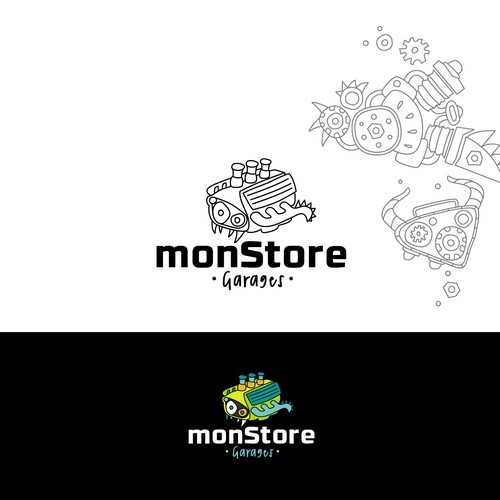 logo concept for monStore