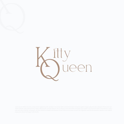 Elegant Logo Concept for "Kilty Queen"