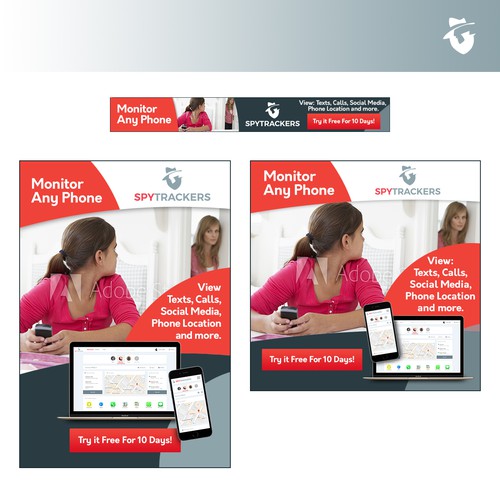 Banner ad for SpyTrackers