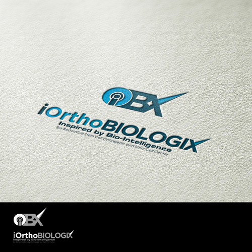 Bold logo concept for iOrthoBIOLOGIX