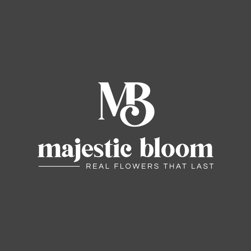 Creative logo for majestic bloom