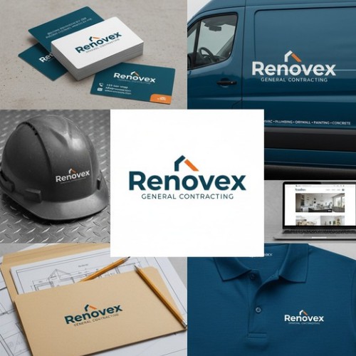 Renovex logo design 