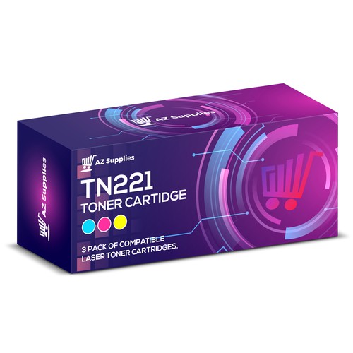 Toner cartridge box design