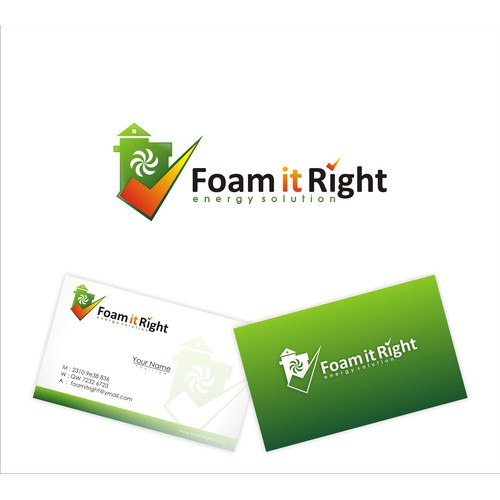 logo for Foam it Right