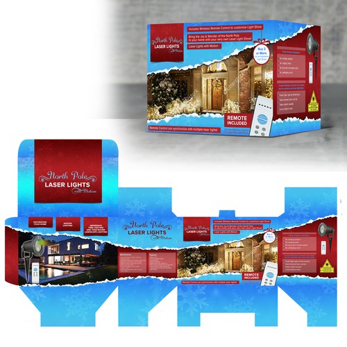 North Pole laser light box